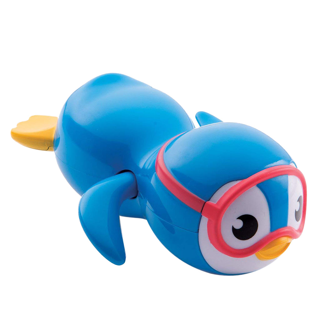 Cute Wind Up Swing & Rotating Penguin Kids/Baby Bathing Time Toy –Blue