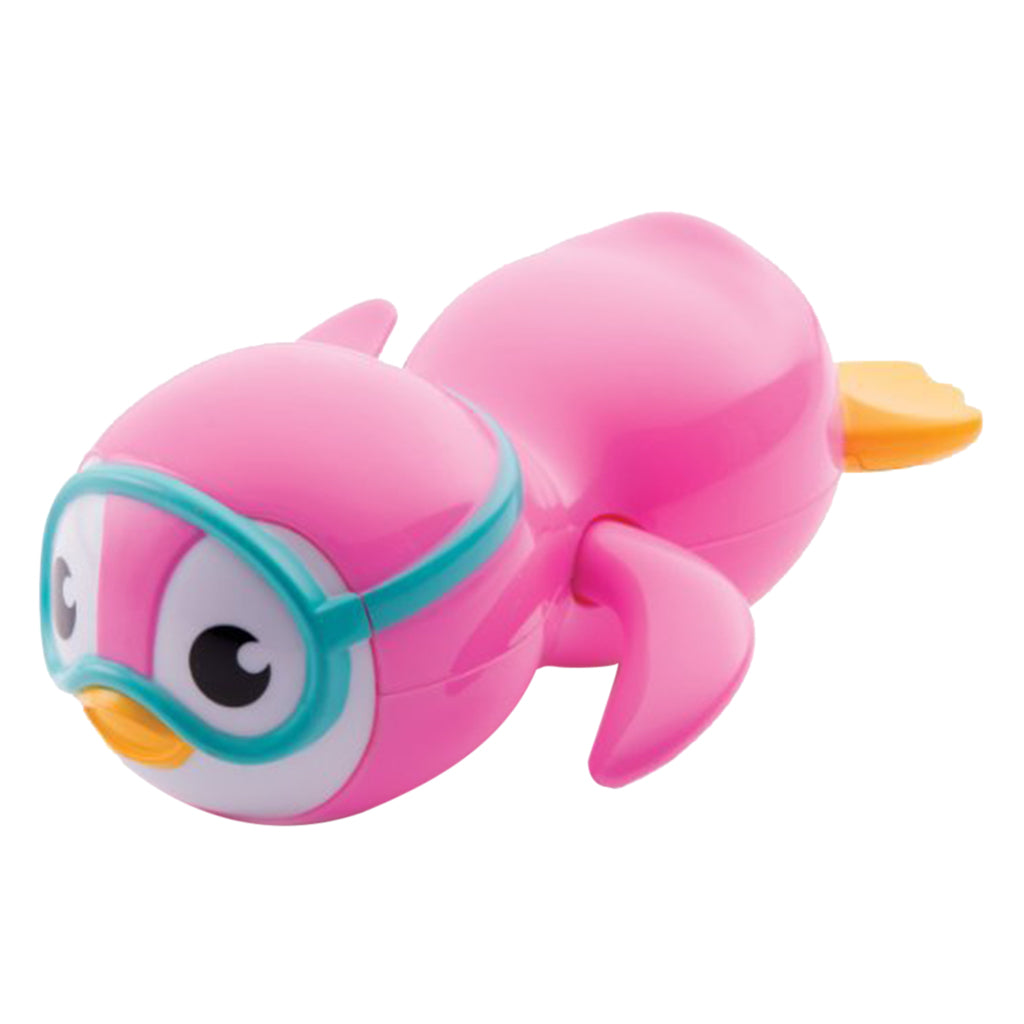 Cute Wind Up Swing & Rotating Penguin Kids/Baby Bathing Time Toy –Pink