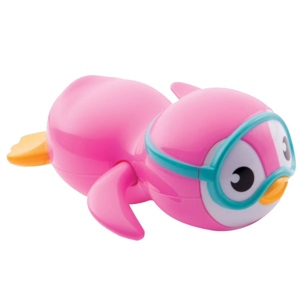 Cute Wind Up Swing & Rotating Penguin Kids/Baby Bathing Time Toy –Pink