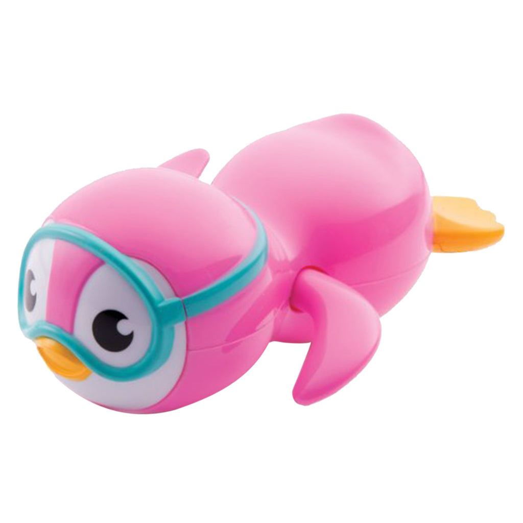 Cute Wind Up Swing & Rotating Penguin Kids/Baby Bathing Time Toy –Pink