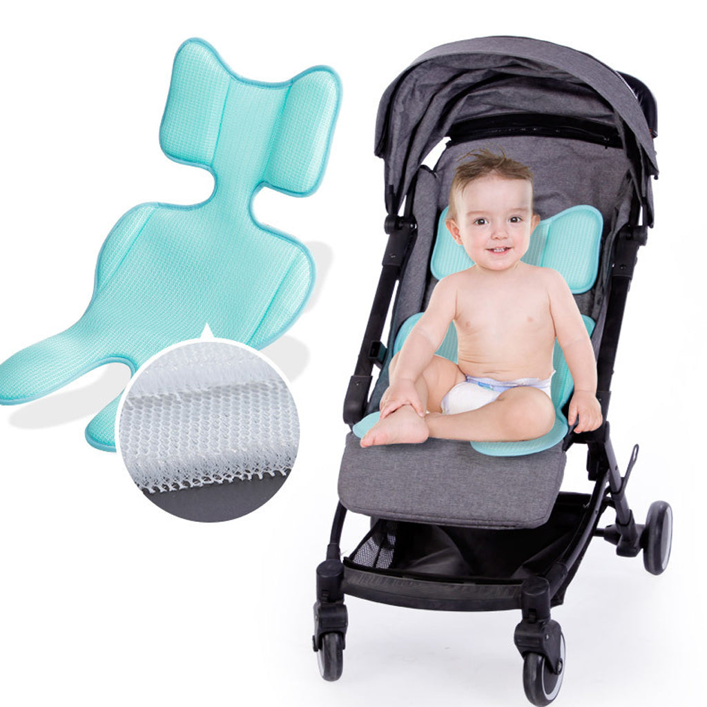 Four Seasons Universal Baby Pram Car 3D Seat Cushion for Strollers Pink