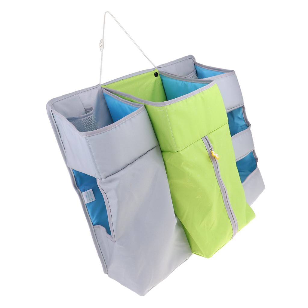 Multi-Functional Crib Hanging Bag/Storage Bag/Bedside Storage Bag Green