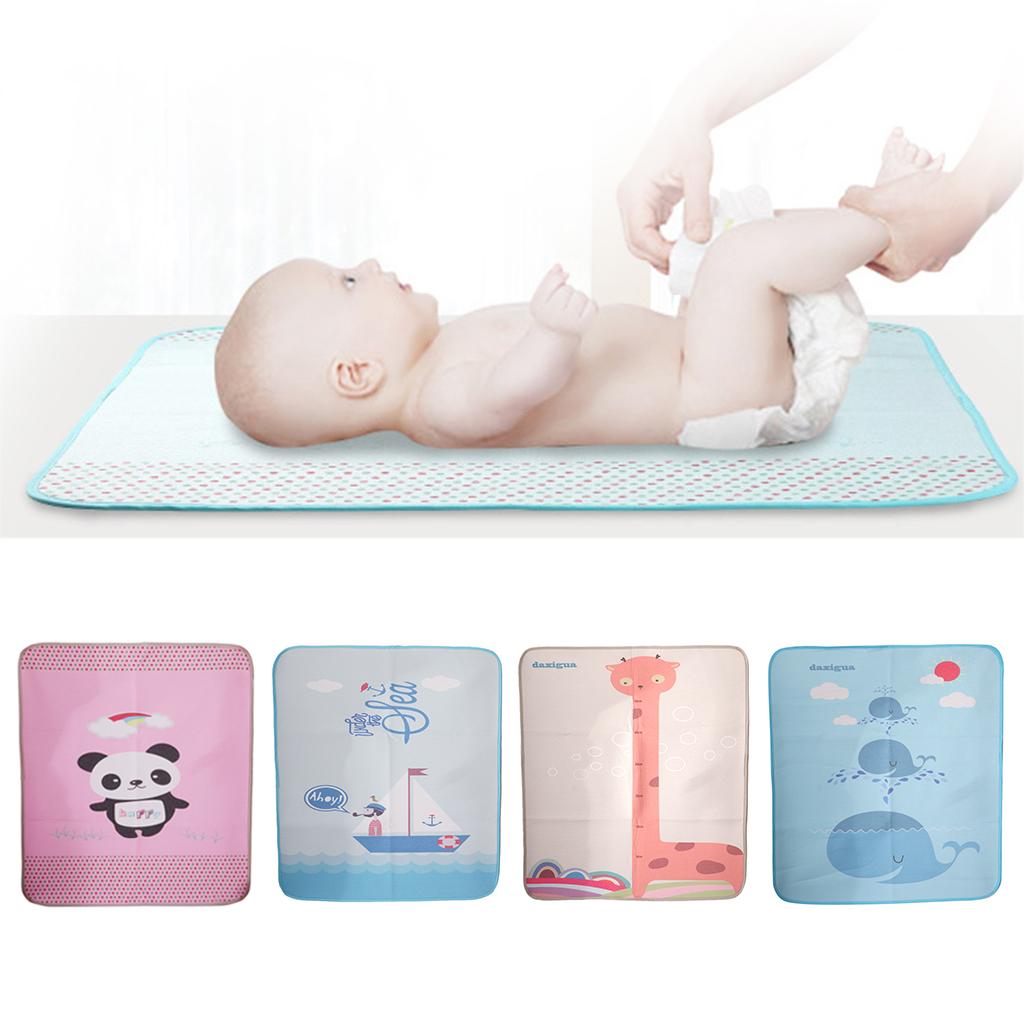 Baby Washable Diaper Changing Mat Pad Bed Wetting Pads  Panda- 70x80cm