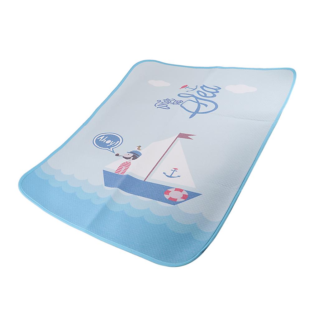 Baby Washable Diaper Changing Mat Pad Bed Wetting Pads  Boat- 70x80cm