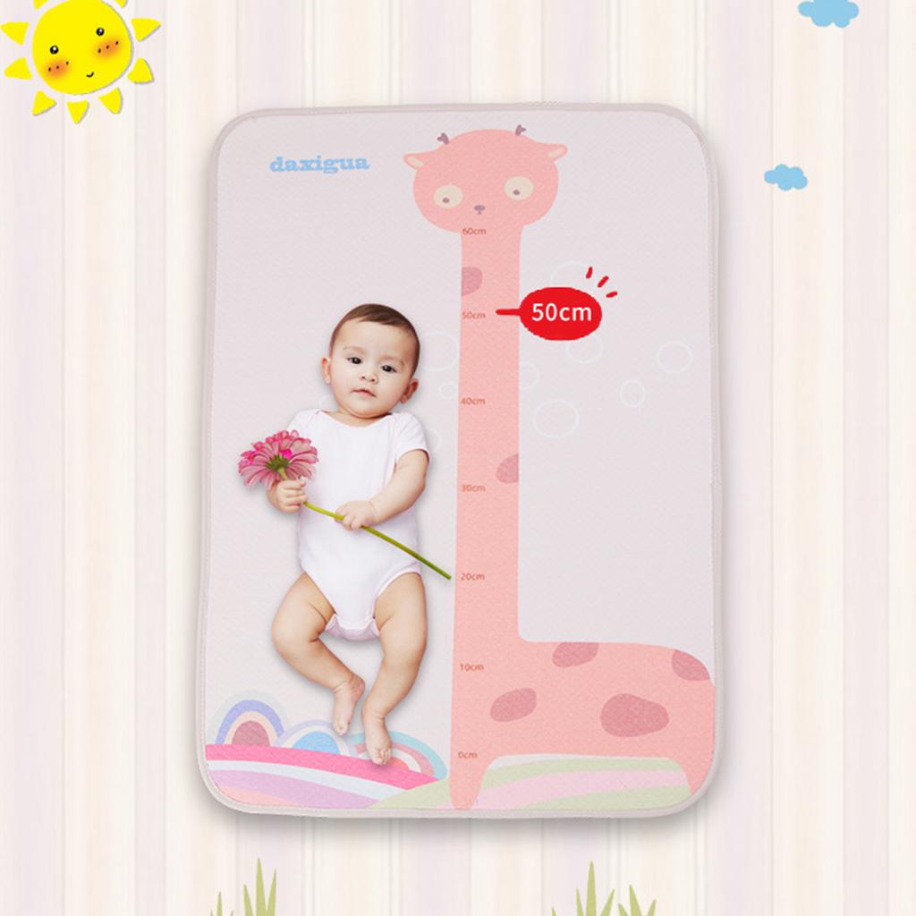 Baby Washable Diaper Changing Mat Pad Bed Wetting Pads  Giraffe- 70x80cm