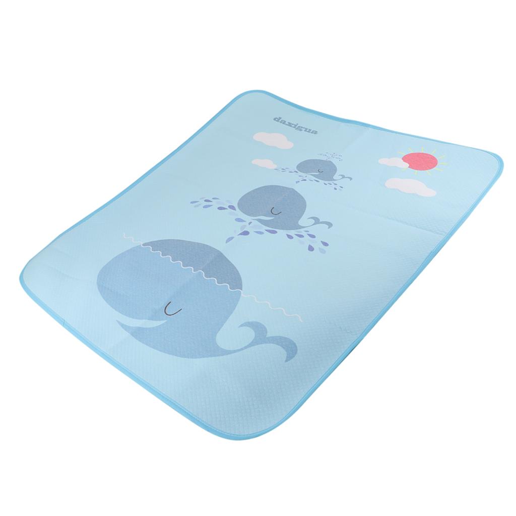 Baby Washable Diaper Changing Mat Pad Bed Wetting Pads  Whale- 70x80cm