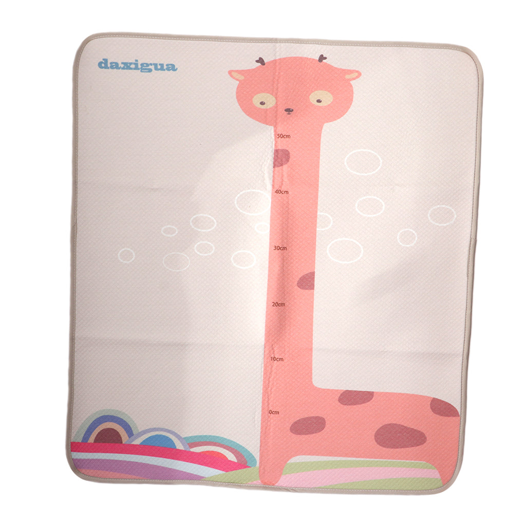 Baby Washable Diaper Changing Mat Pad Bed Wetting Pads  Giraffe- 100x60cm