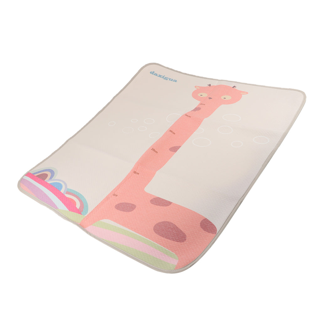 Baby Washable Diaper Changing Mat Pad Bed Wetting Pads  Giraffe- 100x60cm