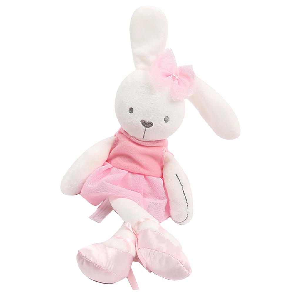 Soft Plush Toys Rabbit Stuffed Animal Baby Kids Gift Animals Doll Pink