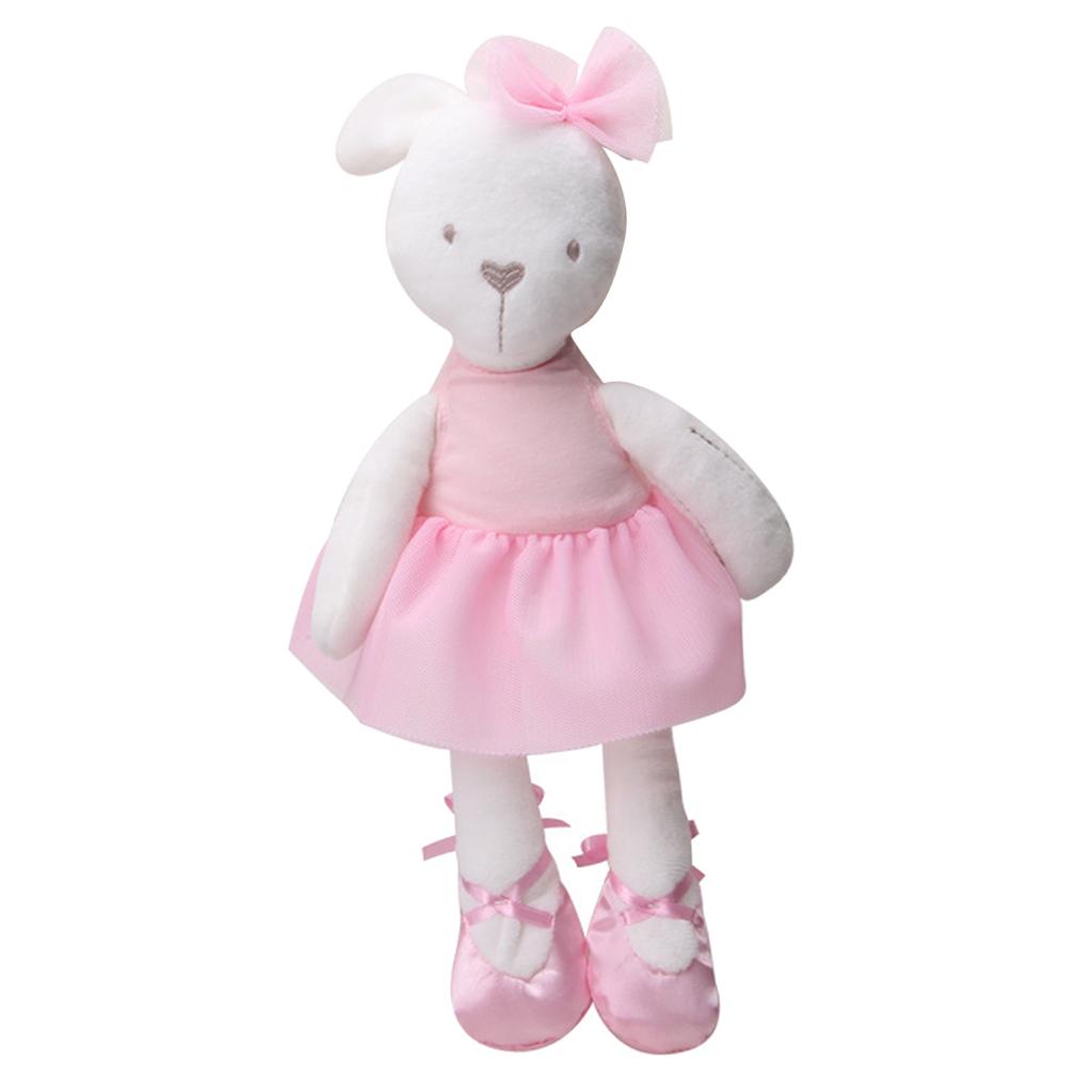 Soft Plush Toys Rabbit Stuffed Animal Baby Kids Gift Animals Doll Pink