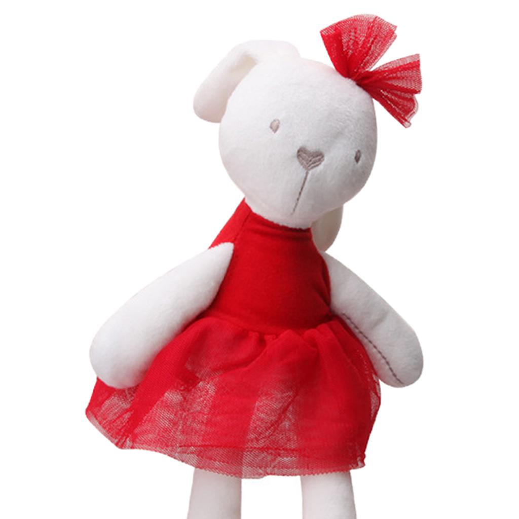 Soft Plush Toys Rabbit Stuffed Animal Baby Kids Gift Animals Doll Red