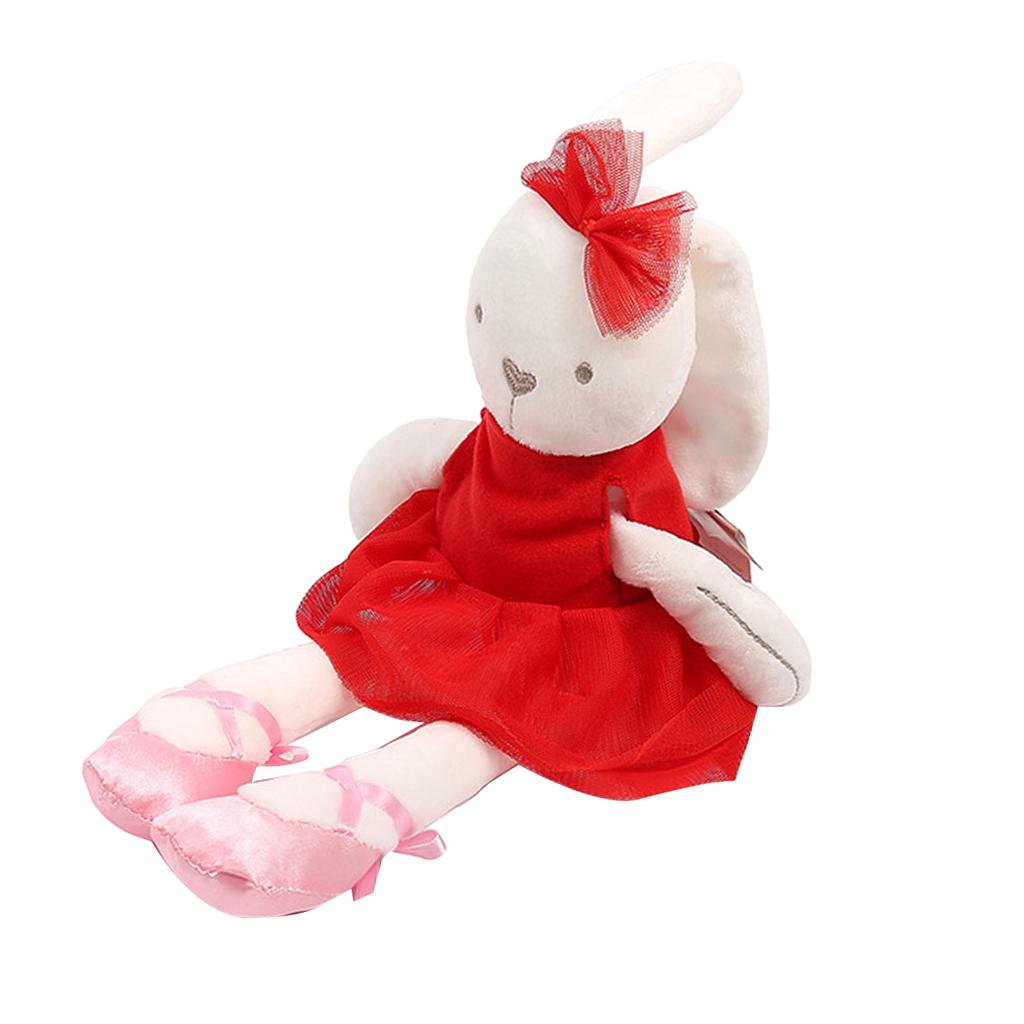 Soft Plush Toys Rabbit Stuffed Animal Baby Kids Gift Animals Doll Red