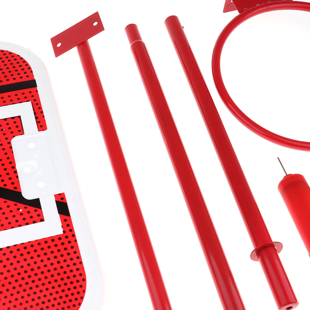 Kids Adjustable Basketball Back Board Stand Net Toy Indoor Outdoor Game