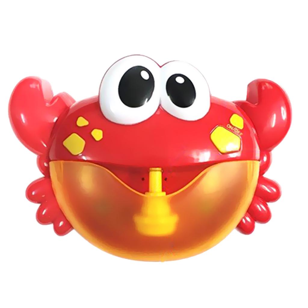 Crab Bubble Maker Baby Automated Spout Crab Bath Bubble Toy Gift with 12 Songs