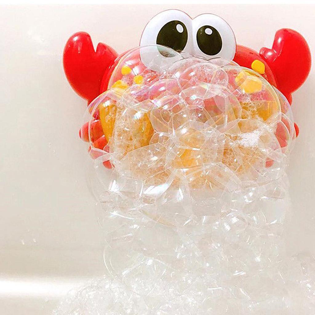 Crab Bubble Maker Baby Automated Spout Crab Bath Bubble Toy Gift with 12 Songs