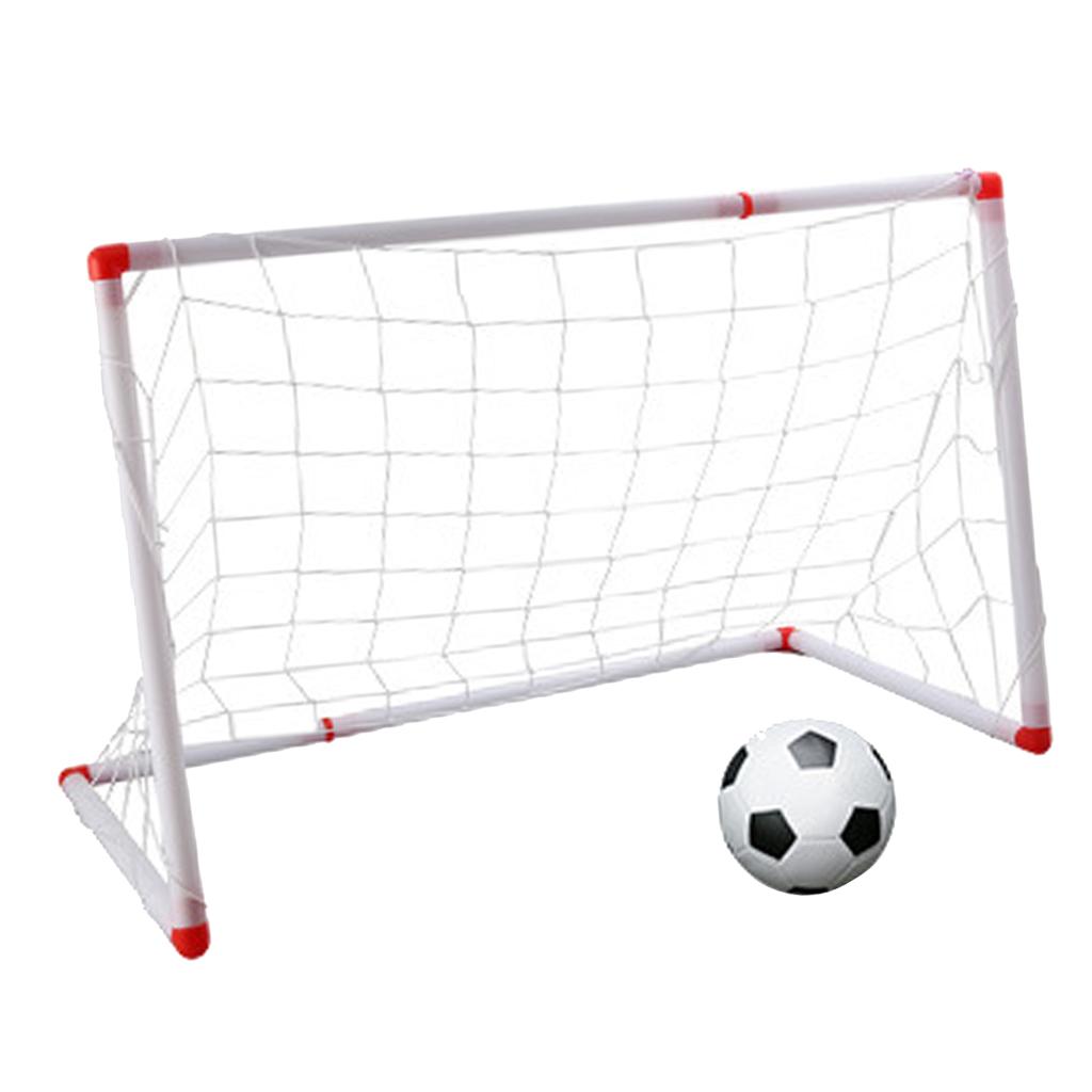 Mini Portable Soccer Football Goal Set Kids Outdoor Ball Game Toy Gift 106CM
