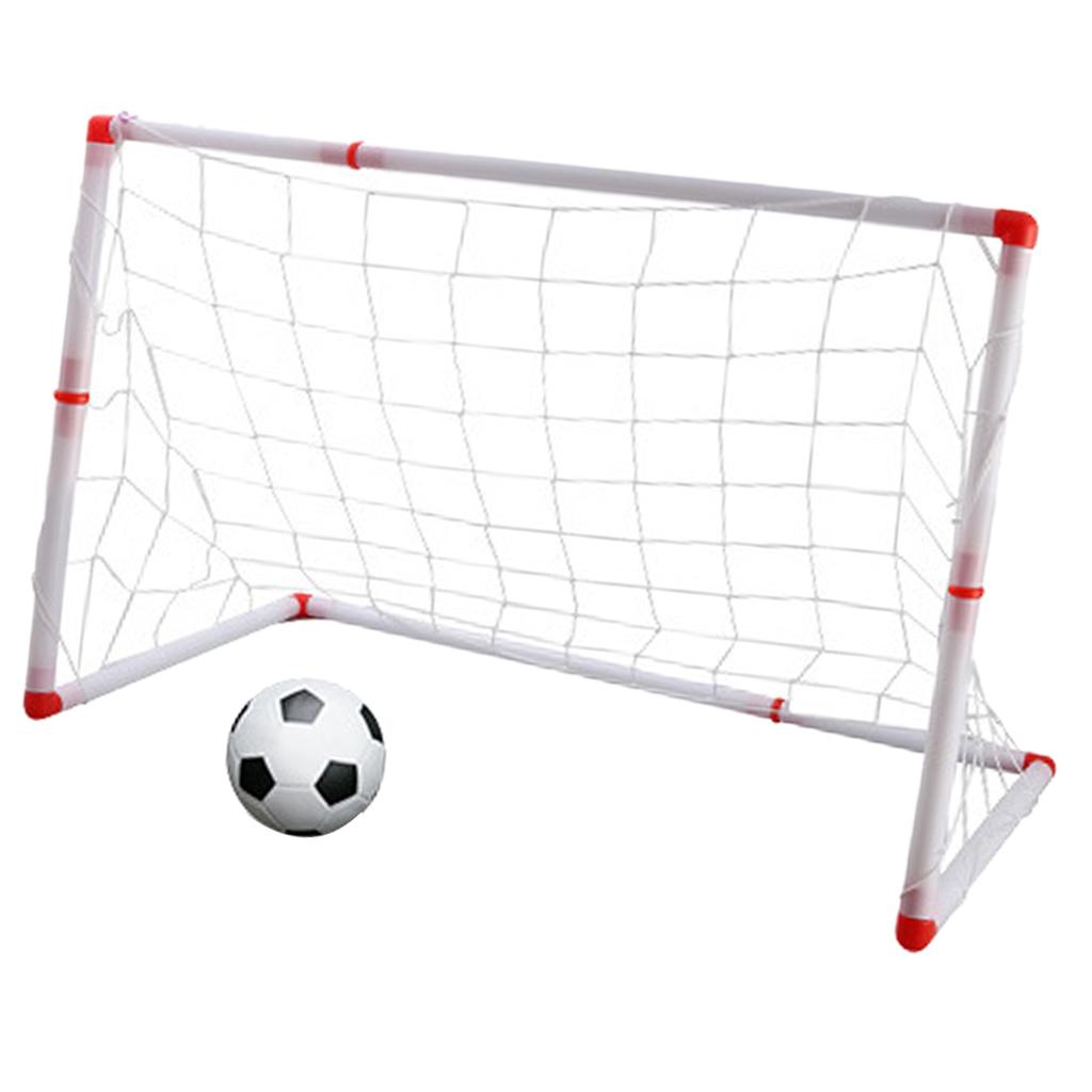 Mini Portable Soccer Football Goal Set Kids Outdoor Ball Game Toy Gift 126CM