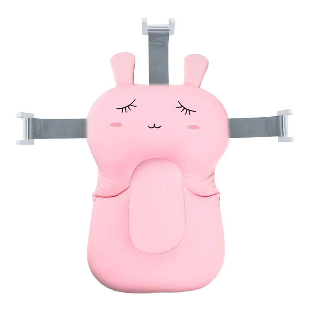 Bath Tub Pad Shower Nets Newborn Bath Seat Bathtub Bath Pads Pink Rabbit