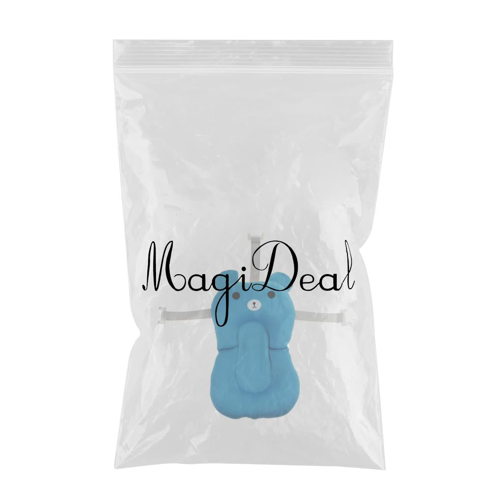 Bath Tub Pad Shower Nets Newborn Bath Seat Bathtub Bath Pads Blue Bear