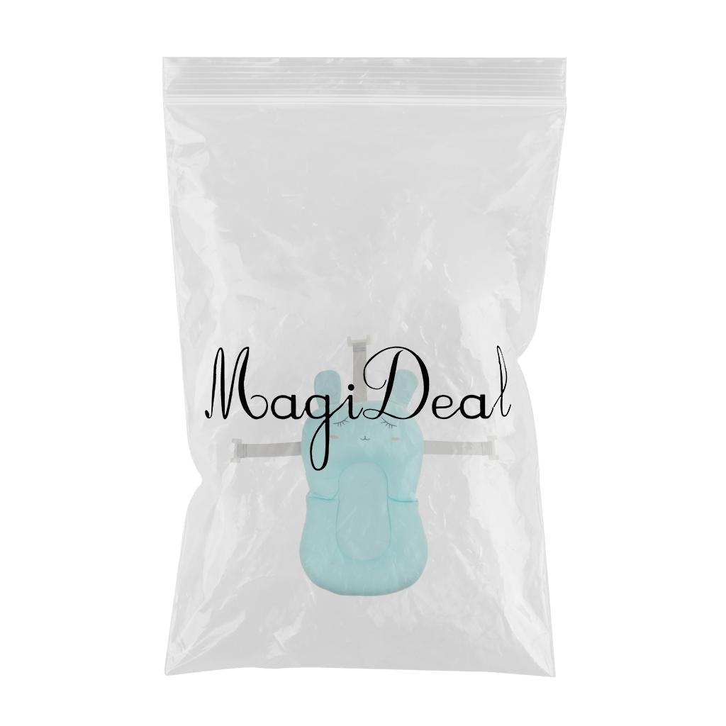 Bath Tub Pad Shower Nets Newborn Bath Seat Bathtub Bath Pads Blue Rabbit