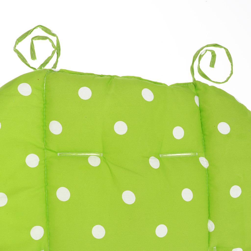 Baby Pushchair Stroller Kids Seat Pad Pram Liner Cushion Mat Green Dot