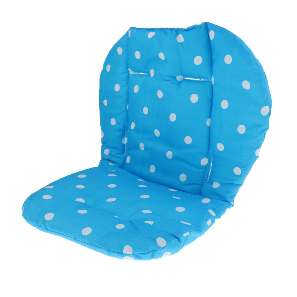 Baby Pushchair Stroller Kids Seat Pad Pram Liner Cushion Mat Blue Dot