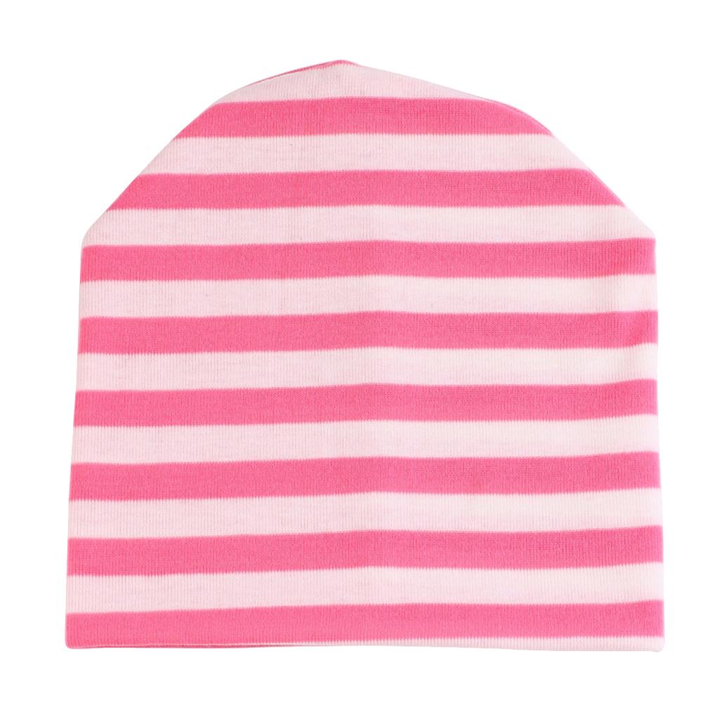 Girl&Boy Baby Infant Winter Warm Crochet Knit Hat Beanie Cap Pink Stripe