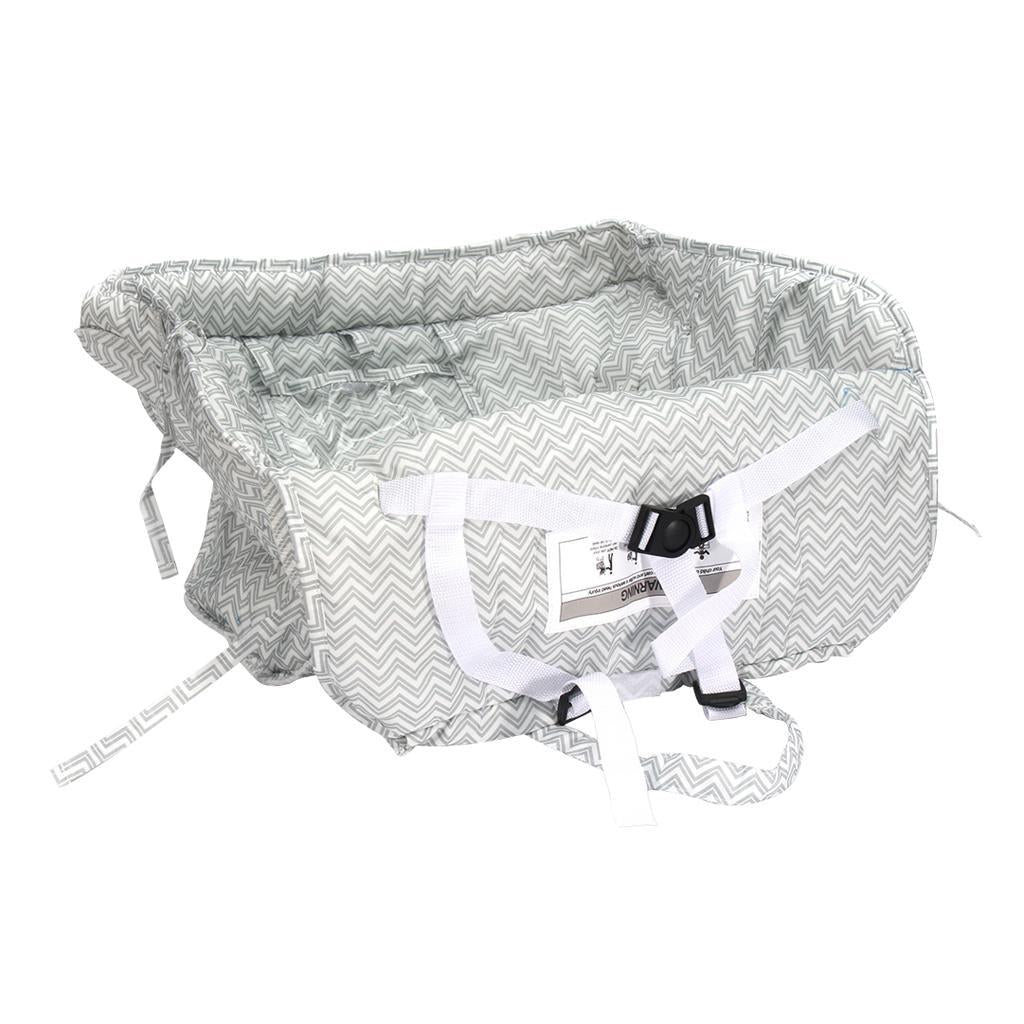 Infant High Chair Grocery Shopping Cart Cover Baby Toddlers Safety Harness