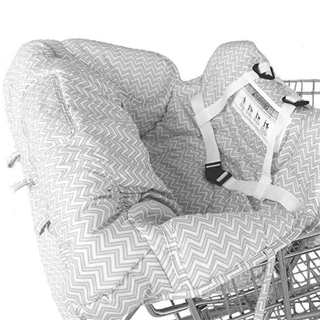 Infant High Chair Grocery Shopping Cart Cover Baby Toddlers Safety Harness