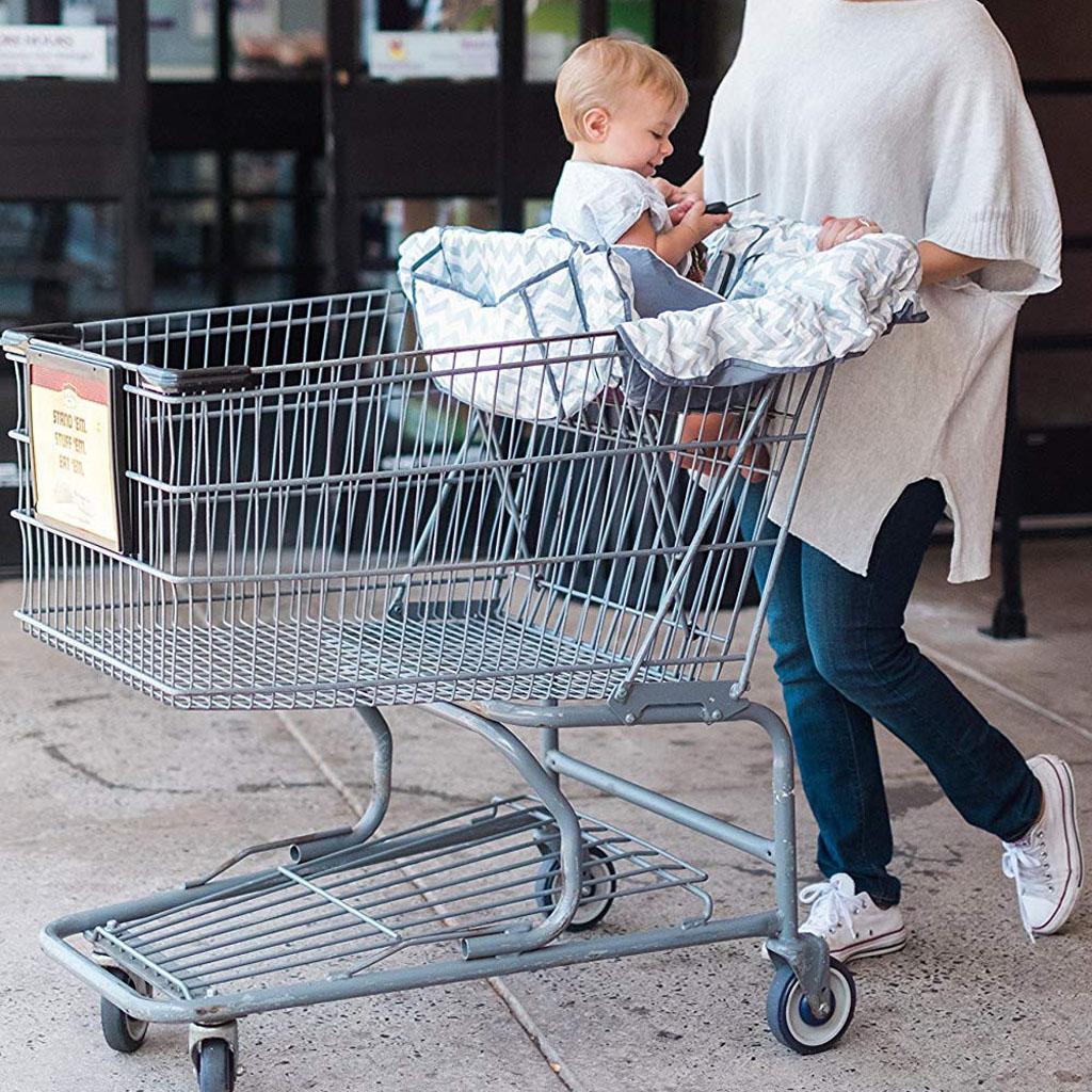 Infant High Chair Grocery Shopping Cart Cover Baby Toddlers Safety Harness