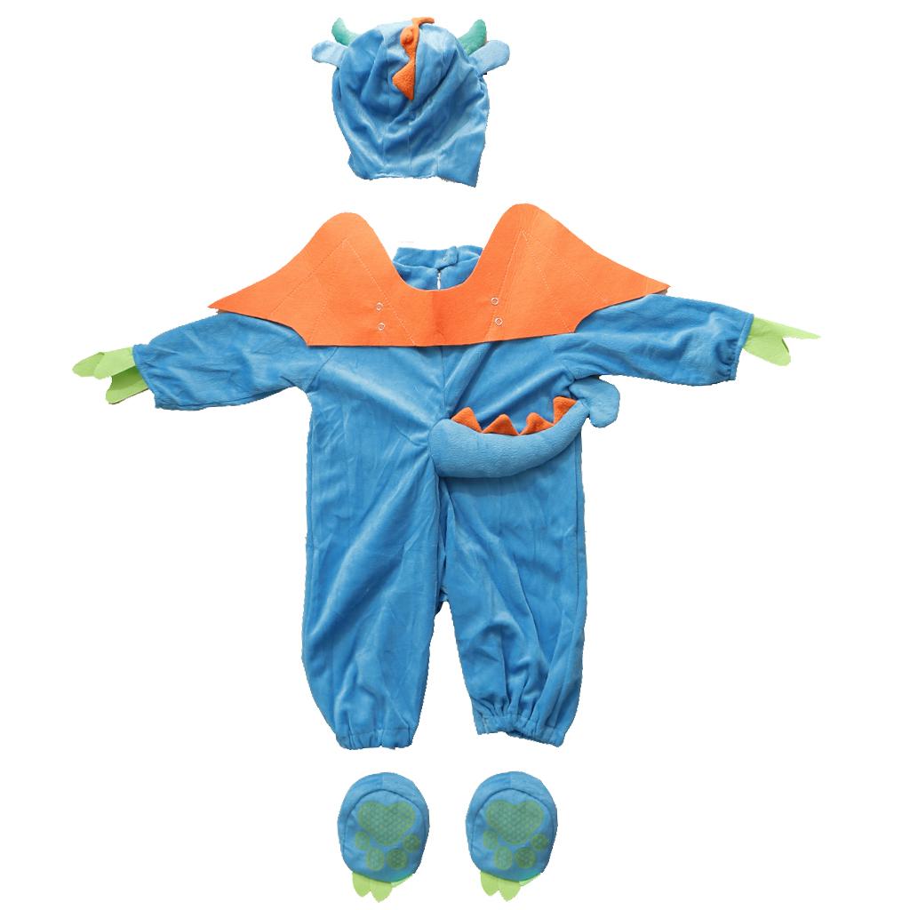 Baby Christmas Halloween Fancy Animal Dress up Costume 12-18Months Dinosaur