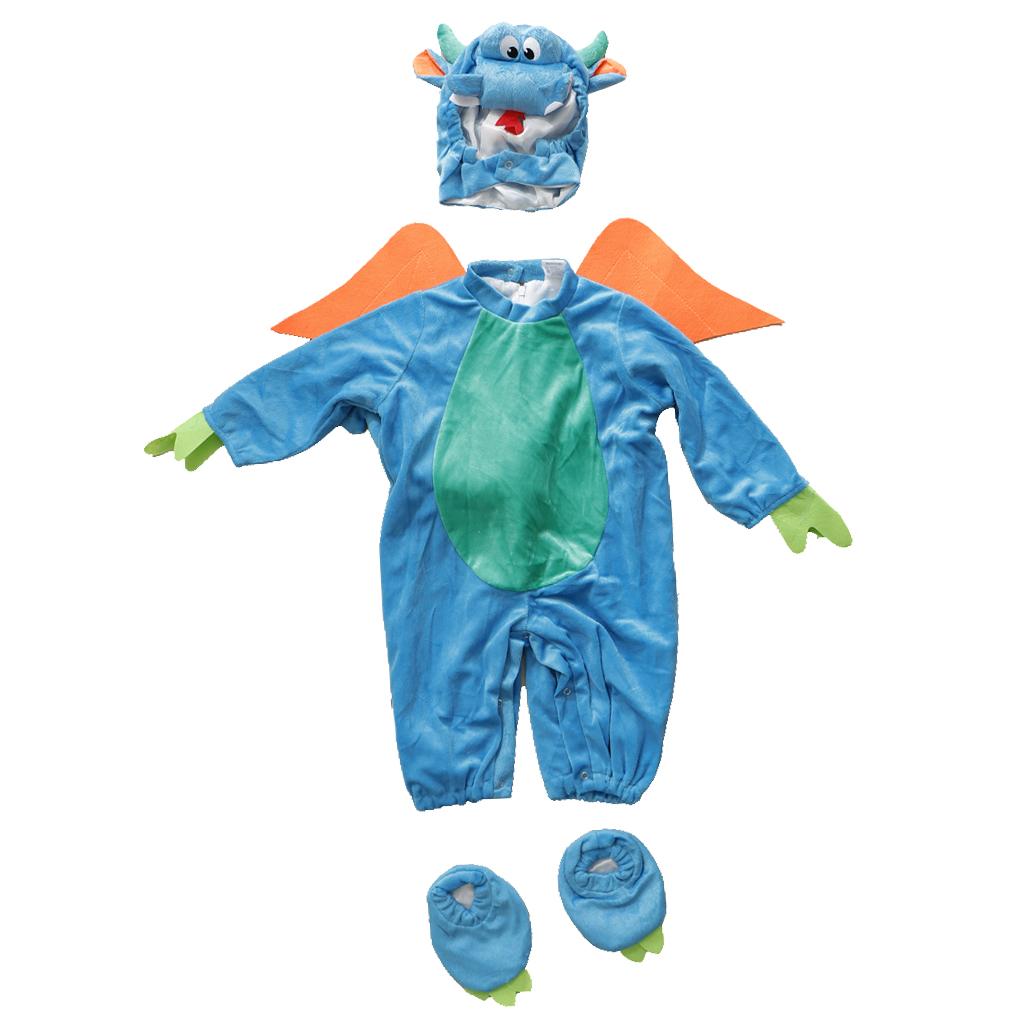 Baby Christmas Halloween Fancy Animal Dress up Costume 12-18Months Dinosaur