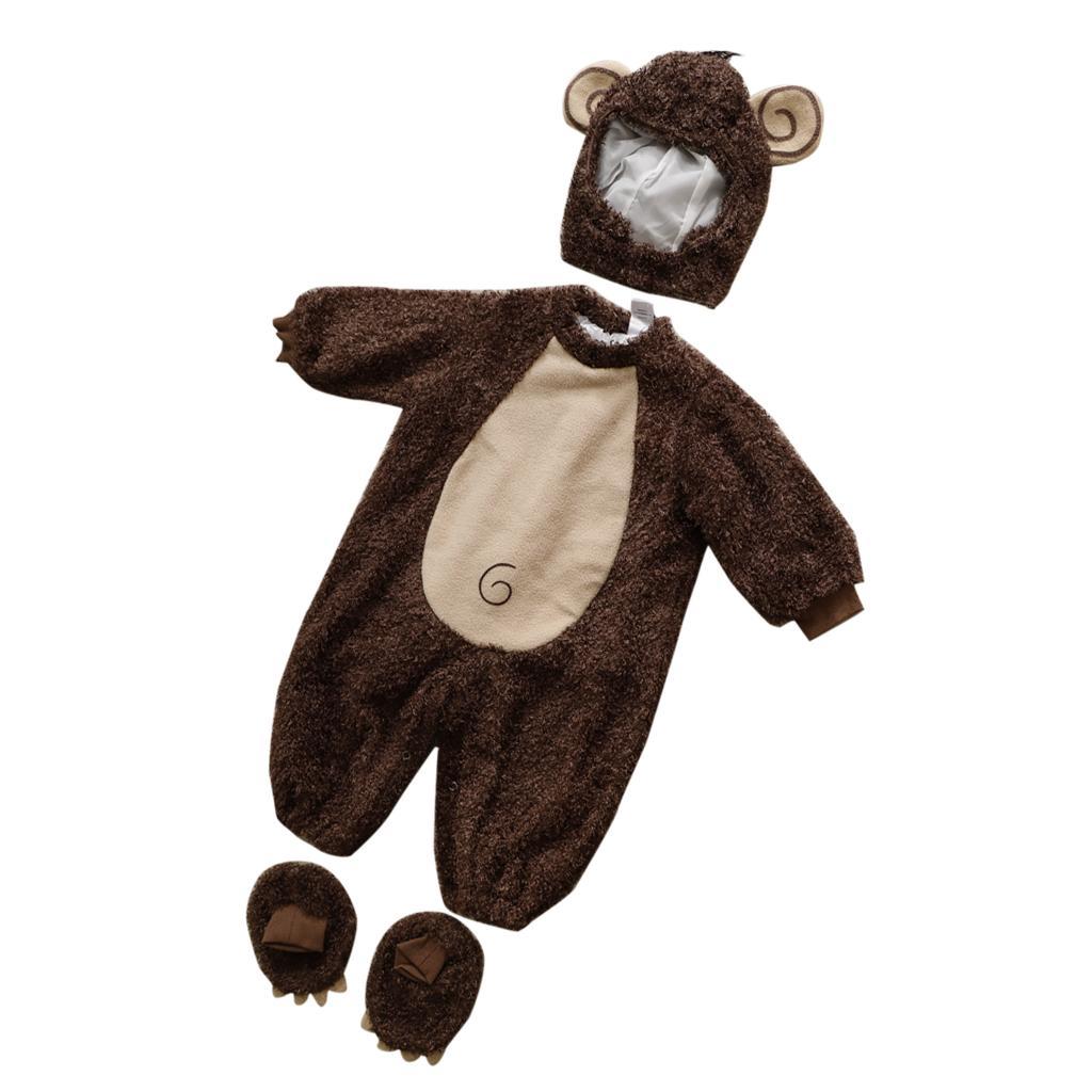 Baby Christmas Halloween Fancy Animal Dress up Costume 12-18Months Monkey