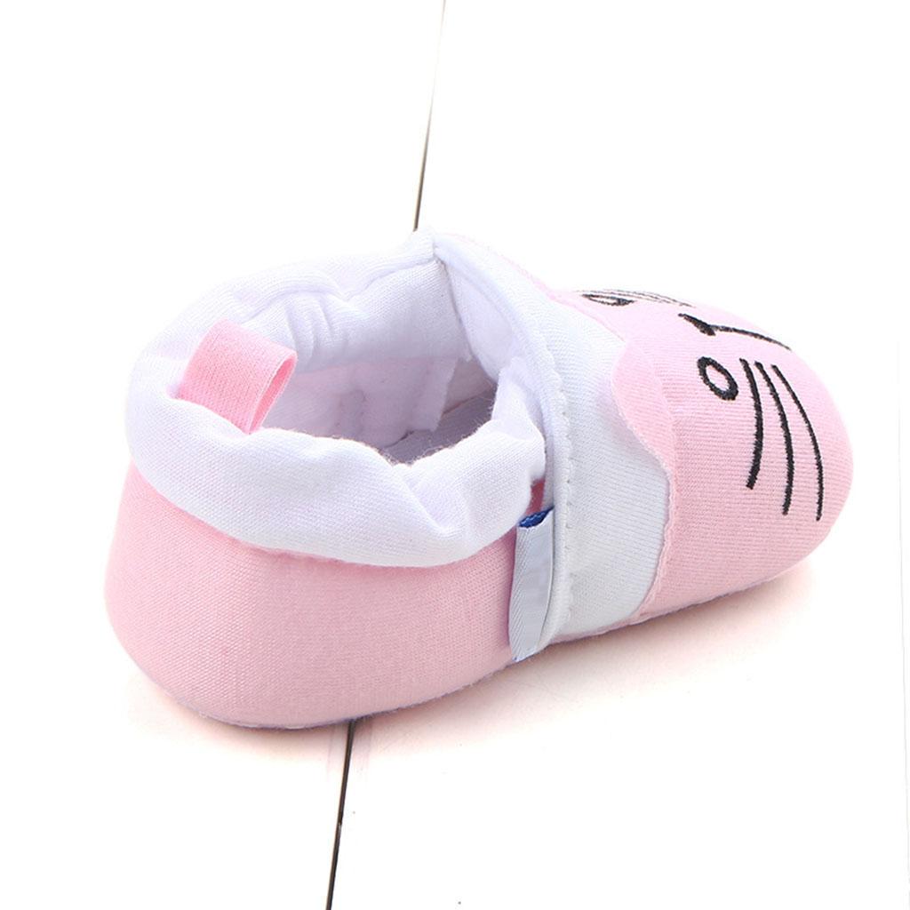 Cute Cartoon Animal Unisex Kids Toddler Soft Sole Baby Shoes Cat - 11cm