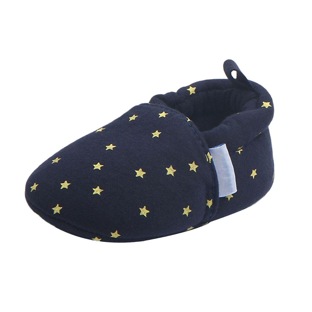 Cute Cartoon Animal Unisex Kids Toddler Soft Sole Baby Shoes Star - 12cm