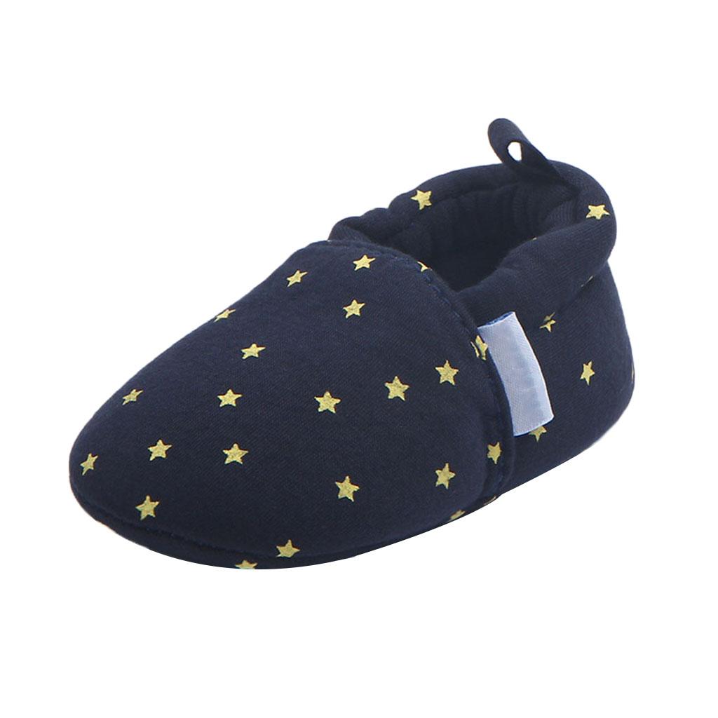 Cute Cartoon Animal Unisex Kids Toddler Soft Sole Baby Shoes Star - 12cm