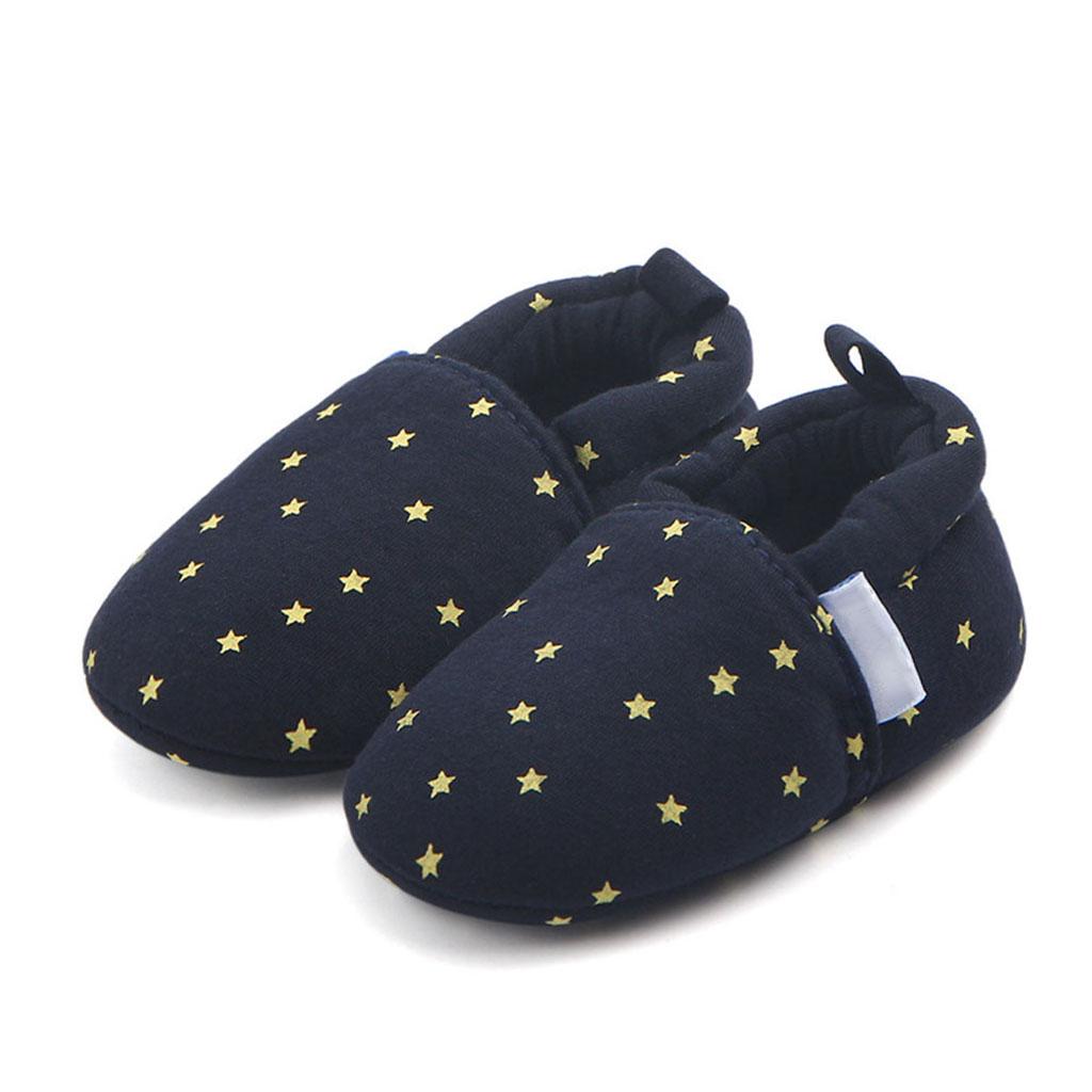 Cute Cartoon Animal Unisex Kids Toddler Soft Sole Baby Shoes Star - 12cm