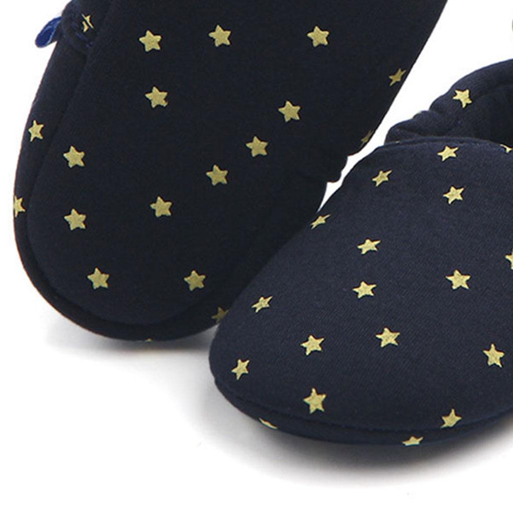 Cute Cartoon Animal Unisex Kids Toddler Soft Sole Baby Shoes Star - 12cm