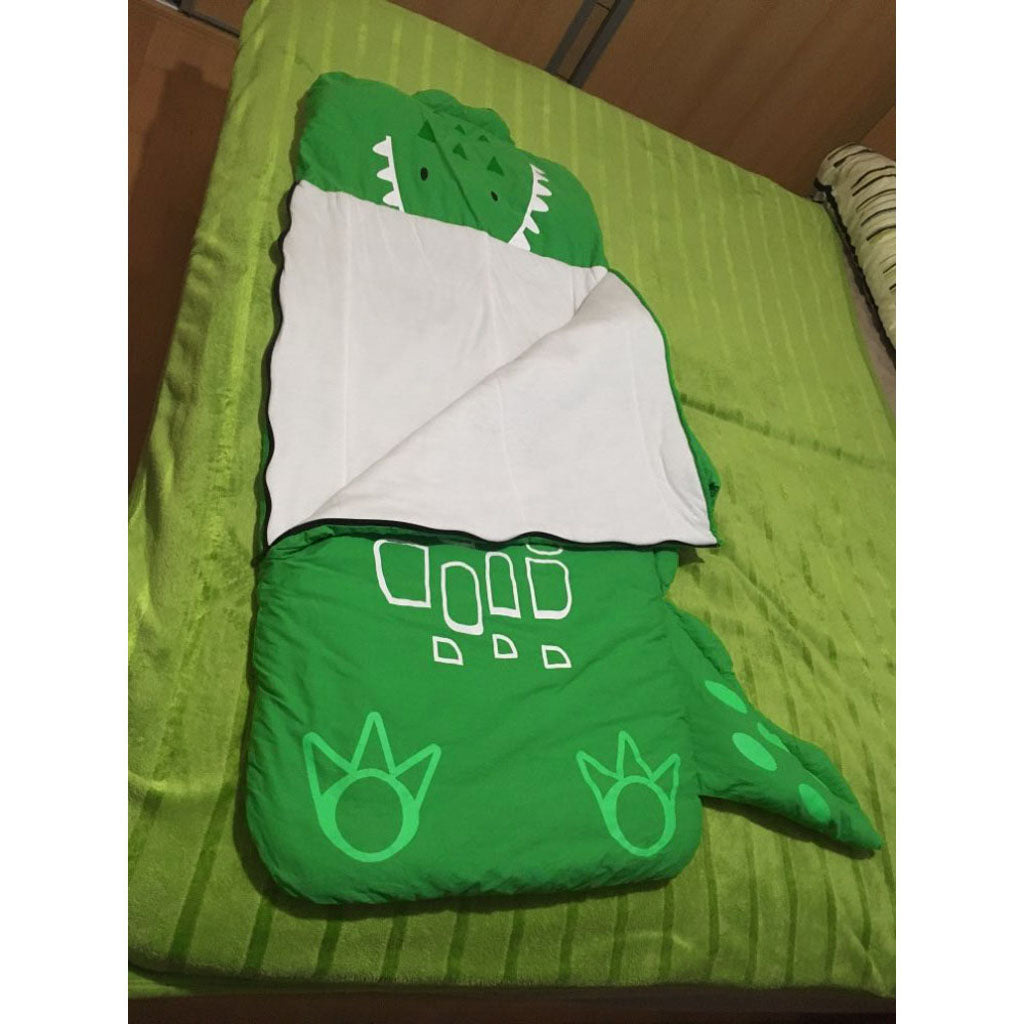 Kids Plush Animal Sleeping Bag Soft Cotton Childrens Sleeping Sack Crocodile