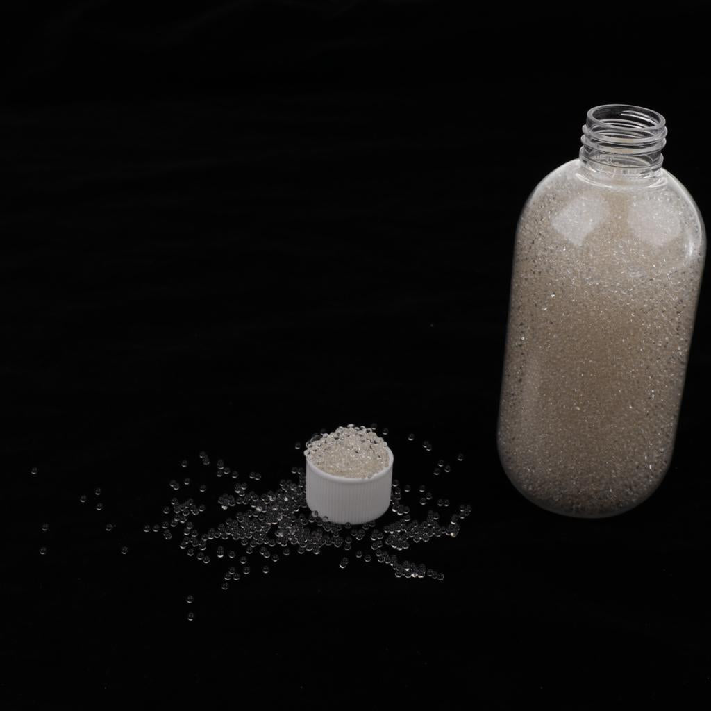 Bottle Of Gel Soil Water Crystal Bead Kid Toy Vase Filler Decor Clear
