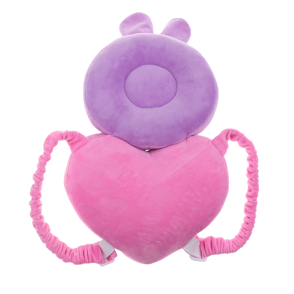 Baby Head Protection Pad Headrest Cushion Drop Resistance  Pink Rabbit