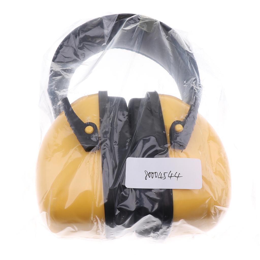 Study Sleeping Ear Defenders Earmuffs Hearing Protection  Yellow