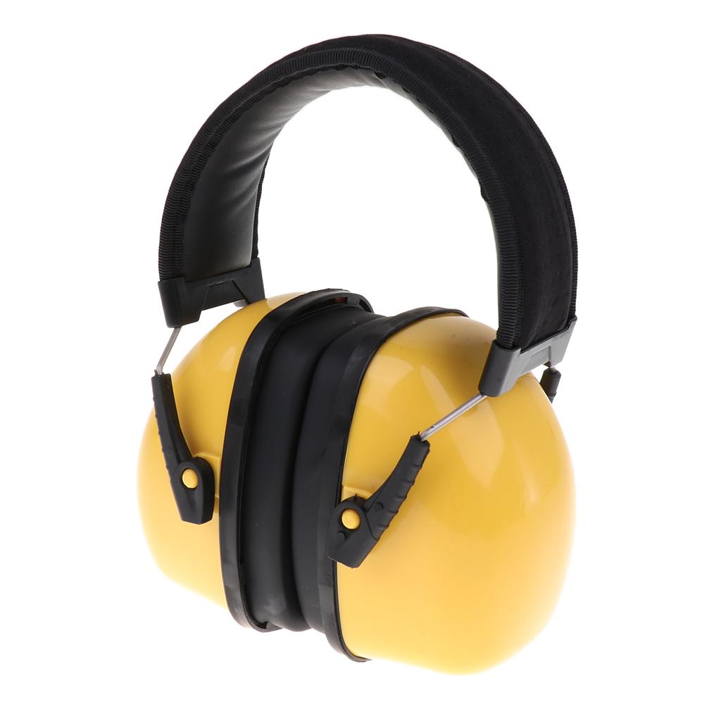 Study Sleeping Ear Defenders Earmuffs Hearing Protection  Yellow