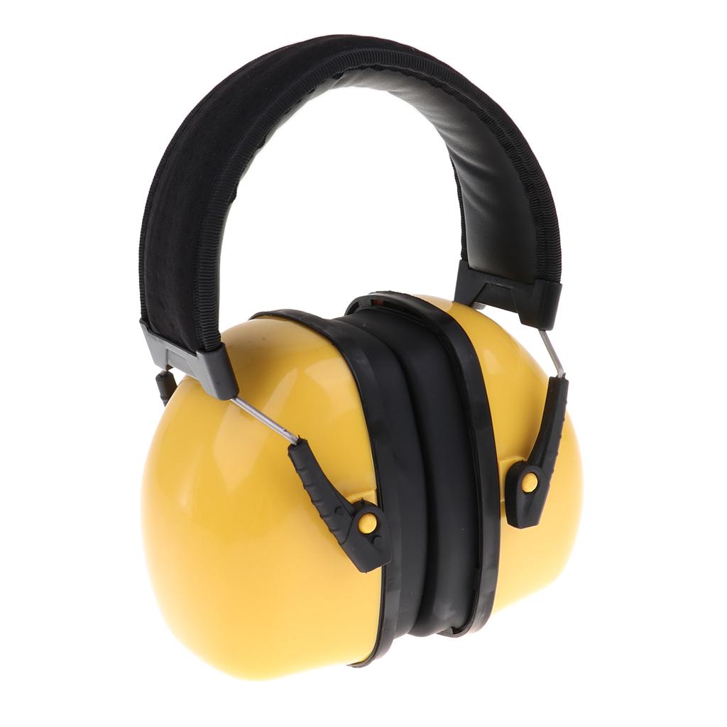 Study Sleeping Ear Defenders Earmuffs Hearing Protection  Yellow