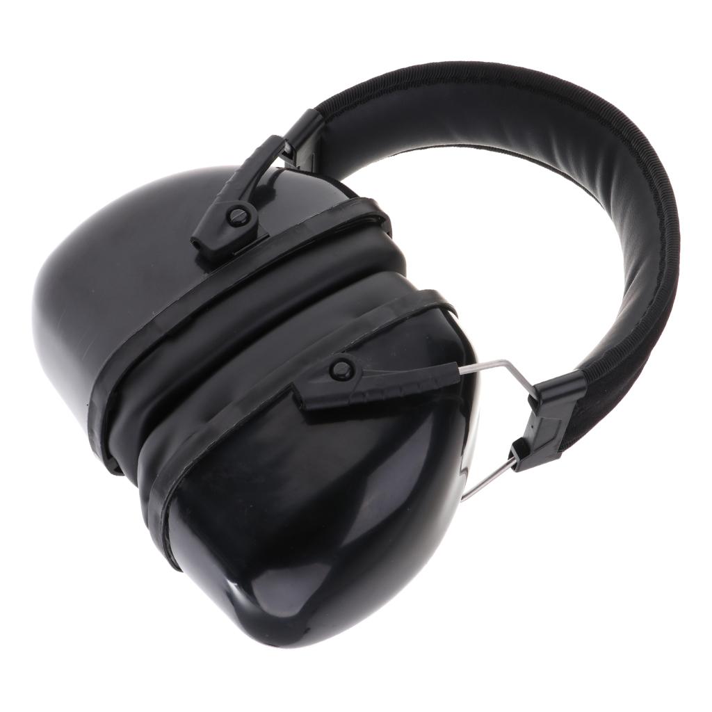 Study Sleeping Ear Defenders Earmuffs Hearing Protection  Black