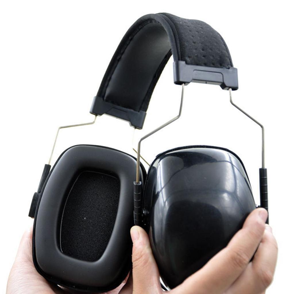 Study Sleeping Ear Defenders Earmuffs Hearing Protection  Black