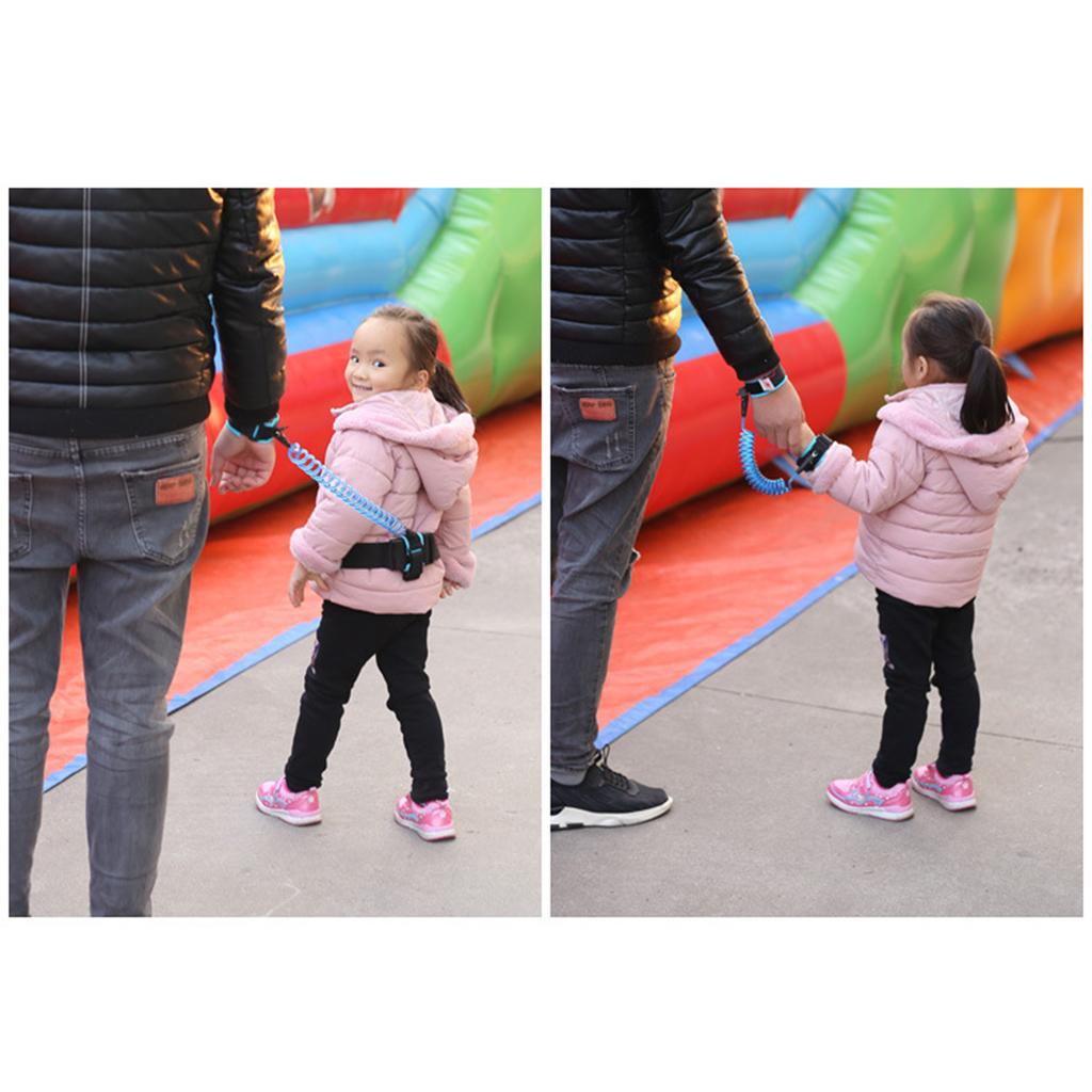 Safety Harness Leash Anti Lost Wrist Traction Rope for Toddlers Blue
