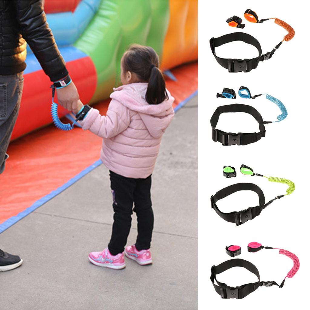 Safety Harness Leash Anti Lost Wrist Traction Rope for Toddlers Blue