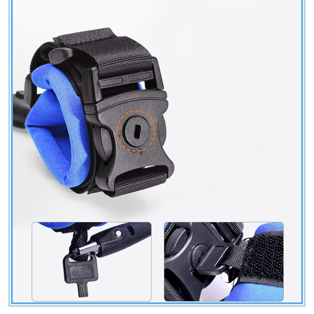Safety Harness Leash Anti Lost Wrist Traction Rope for Toddlers Blue