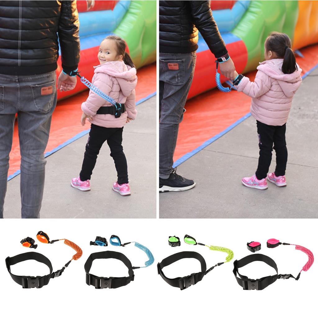 Safety Harness Leash Anti Lost Wrist Traction Rope for Toddlers Blue